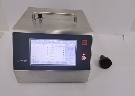 Αγορά 7inch μετρητής μορίων αέρα λέιζερ οθόνης 50LPM χρώματος με έξι κανάλια online manufacture